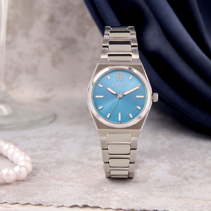 Women  Blue Dial  Stainless Steel Watch WW00020009L1