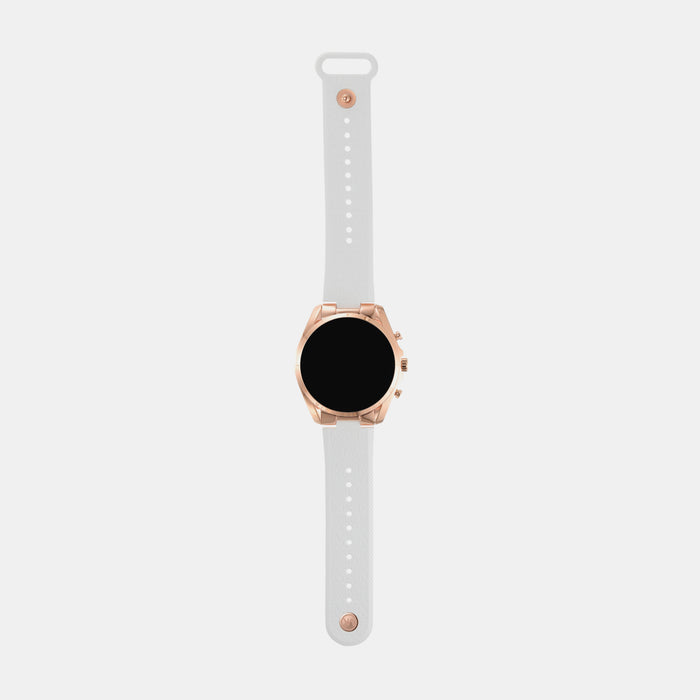 Women Processor Black Dial Digital Silicone Watch MKT5153