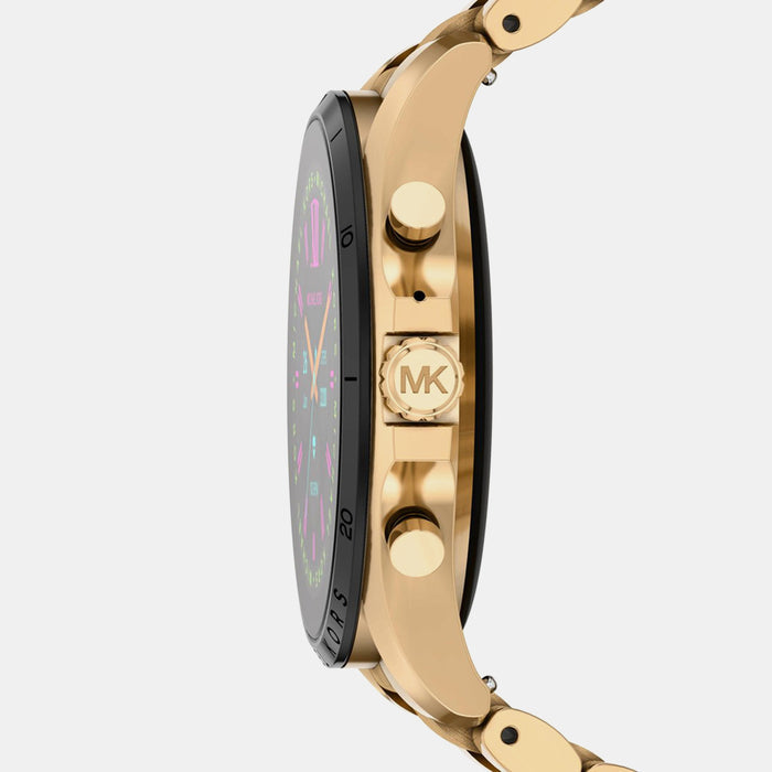 Women Processor Black Dial Digital Stainless Steel Watch MKT5138