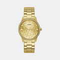 Guess Round Beige Analog watch