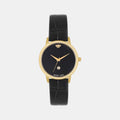 Women Quartz Black Dial Analog Leather Watch L1034E-L2204
