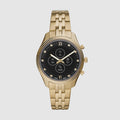Women Quartz Black Dial Analog Stainless Steel Watch FTW7045