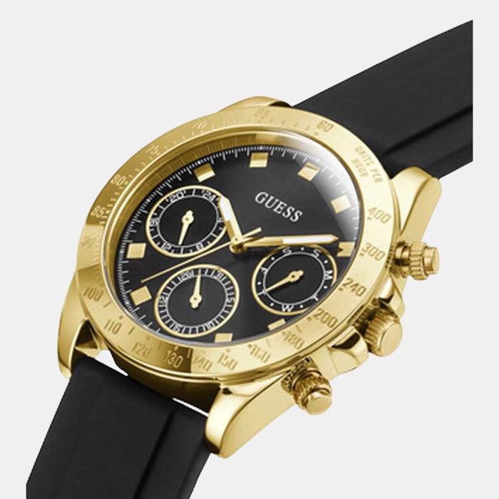 Guess Stainless Steel Round watch