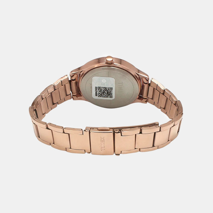 Women Quartz Blue Dial Analog Stainless Steel Watch TW060HL05T