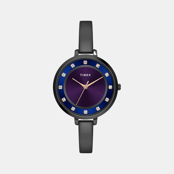 Women Quartz Blue Dial Analog Stainless Steel Watch TWEL12828-EX