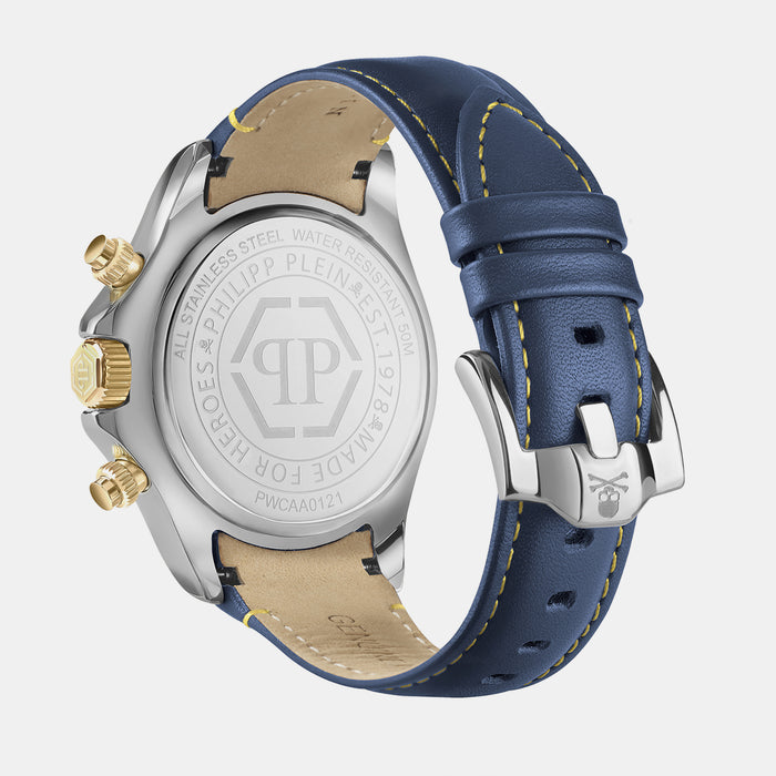 Philipp Plein Men Round Blue watch