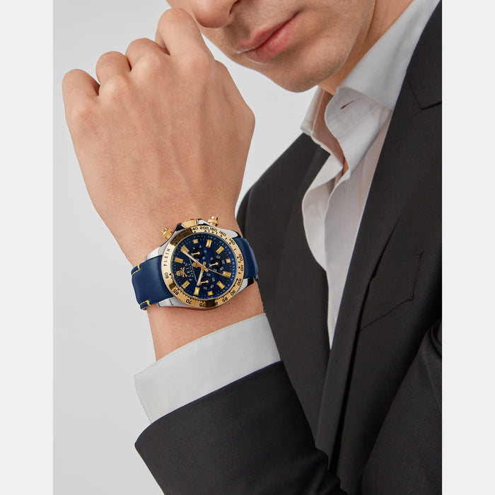 Philipp Plein Leather Blue watch