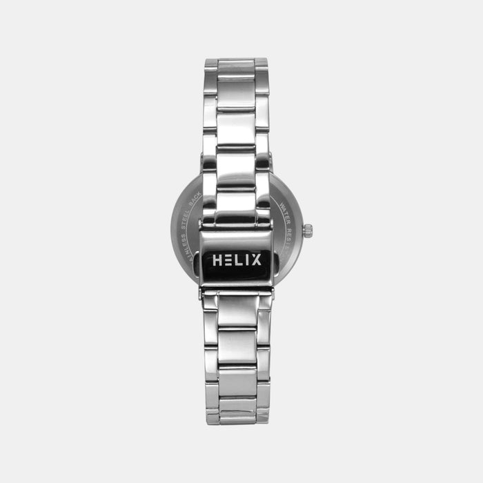 Women Quartz Burgundy Dial Analog Stainless Steel Watch TW056HL04
