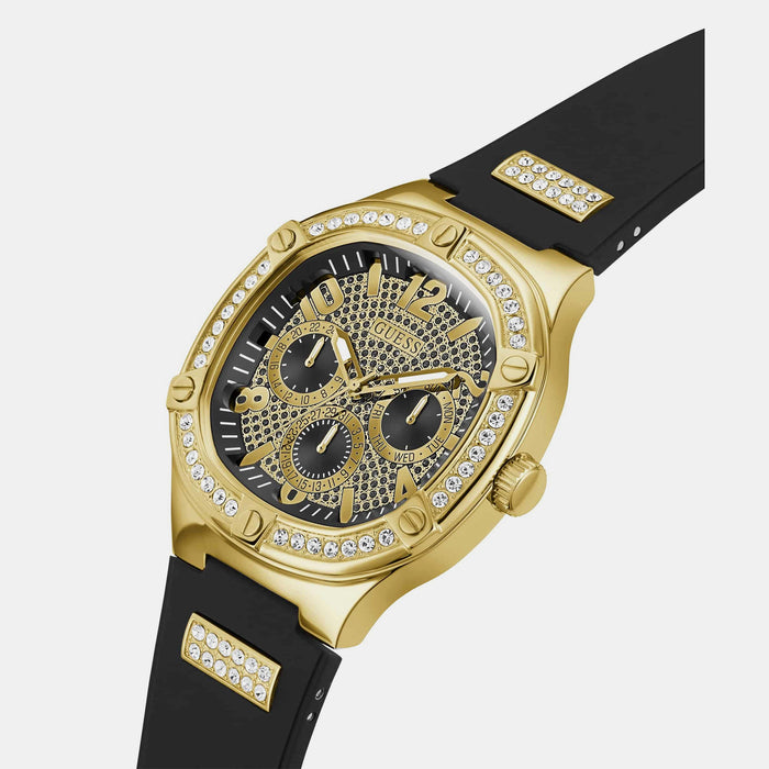 Guess Stainless Steel Round watch