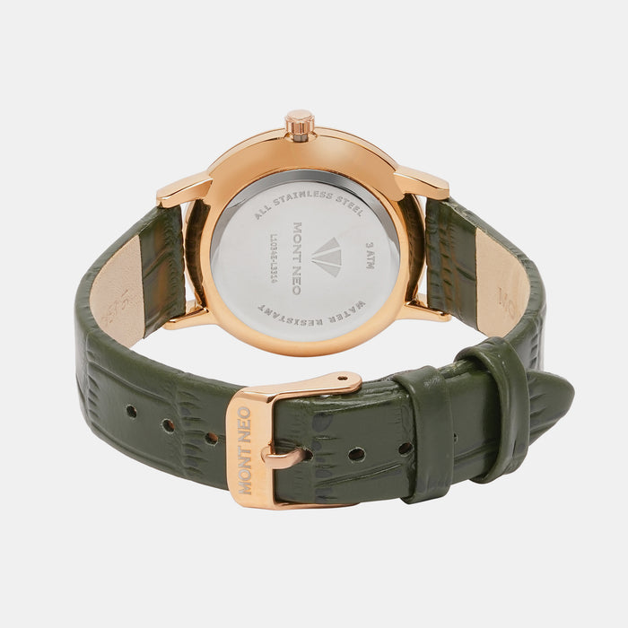 Mont Neo Stainless Steel Round watch
