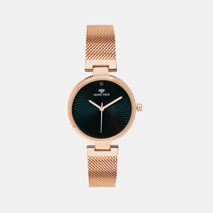 Mont Neo Round Green Analog watch
