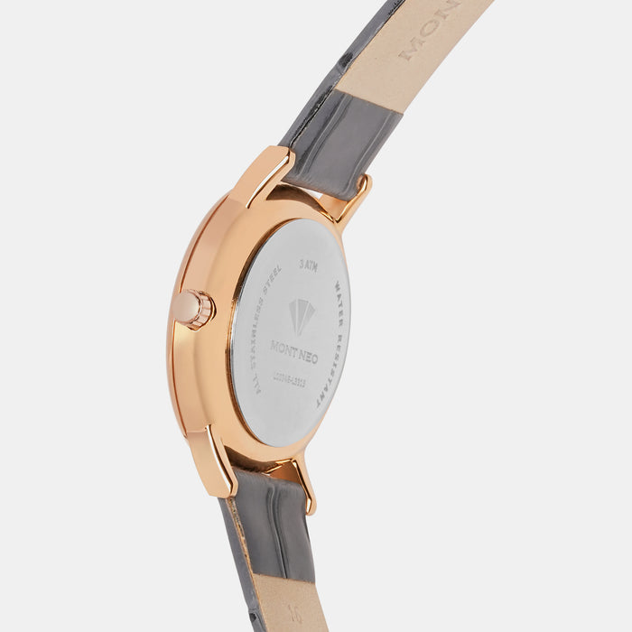 Mont Neo Women Round Grey watch