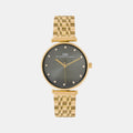 Women Quartz Grey Dial Analog Metal Watch 2009B-M0215