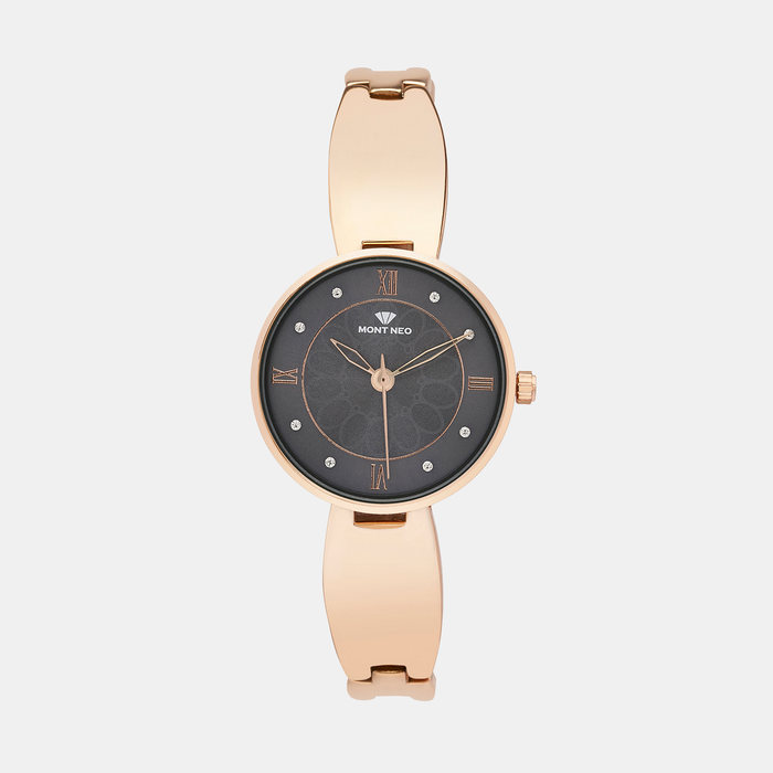 Mont Neo Round Gun Analog watch