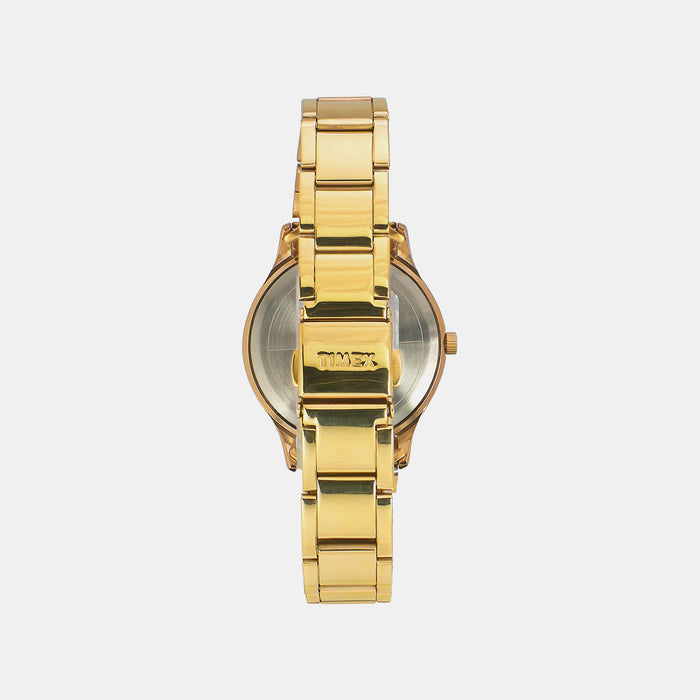 Women Quartz Mother Of Pearl Dial Multi-Function Stainless Steel Watch TW000Q818-EX