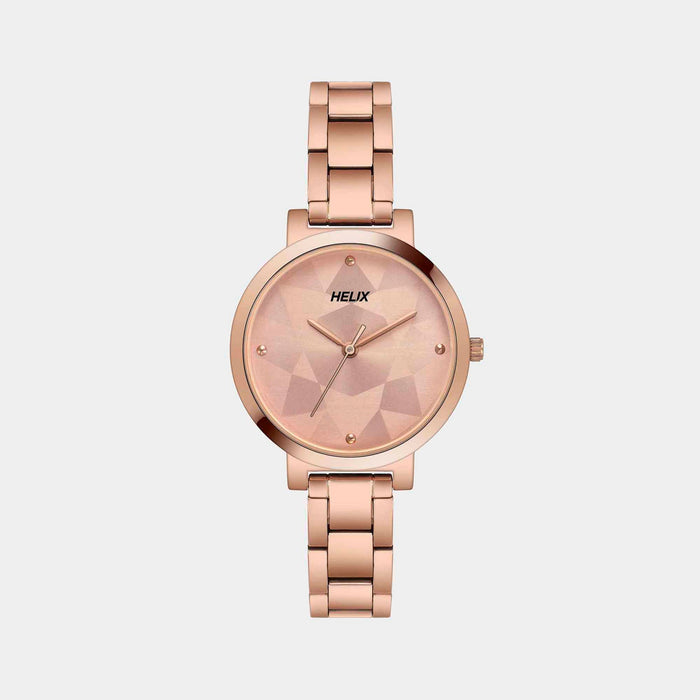 Helix Round Pink Analog watch
