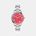 Women Quartz Pink Dial Analog Stainless Steel Watch TW060HL03T