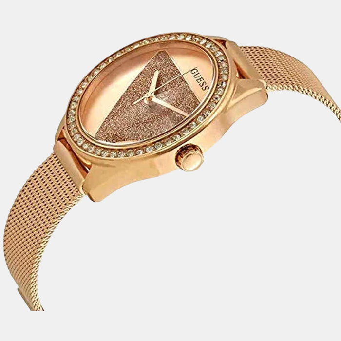 Guess Stainless Steel Round watch