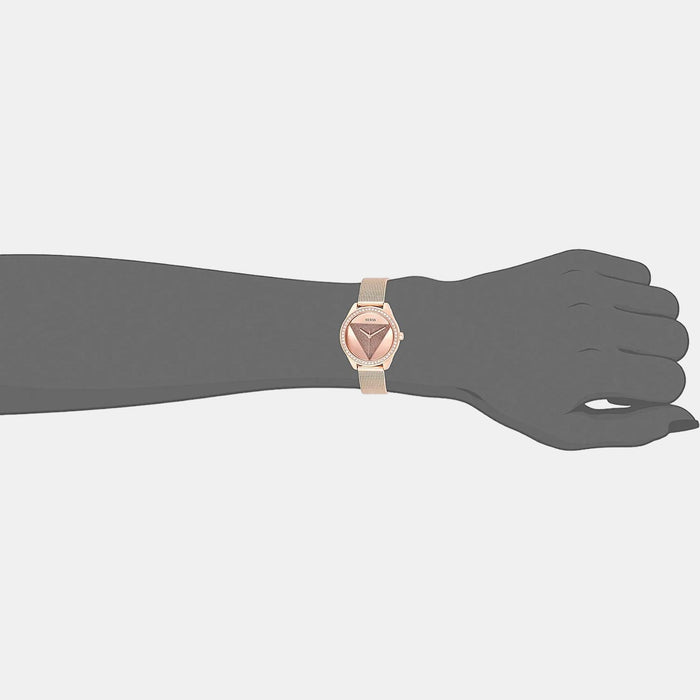 Guess Round Quartz Analog Women watch