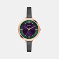 Women Quartz Purple Dial Analog Brass Watch TWEL12826-EX