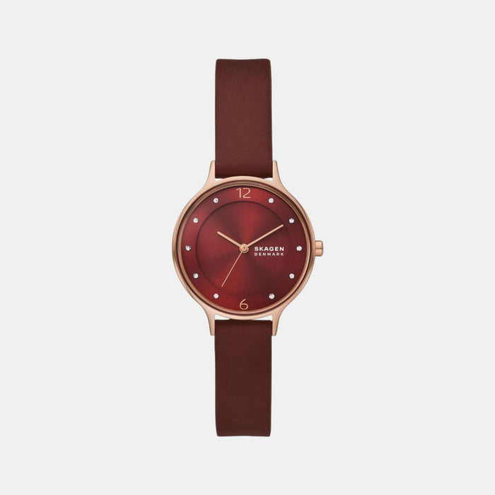 Skagen Round Red Analog watch