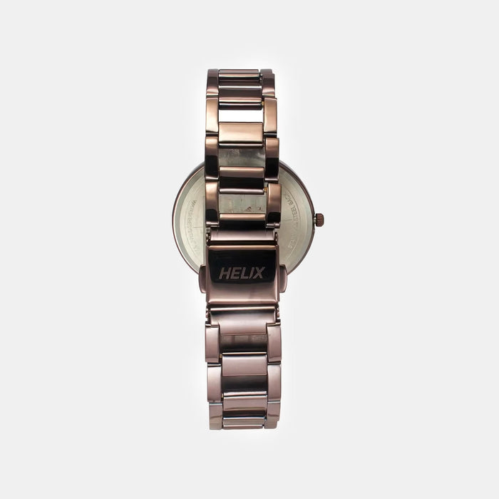 Women Quartz Rose Gold Dial Analog Stainless Steel Watch TW054HL05