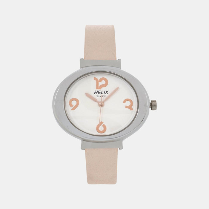 Helix Round Silver Analog watch