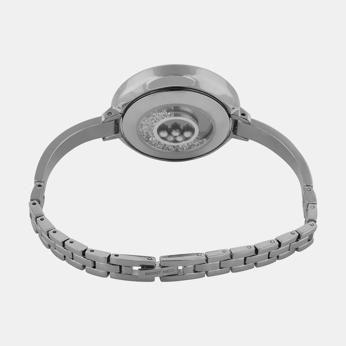 Mont Neo Women Round Silver watch