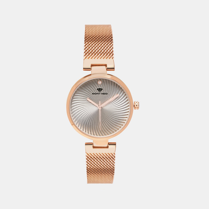 Mont Neo Round Silver Analog watch