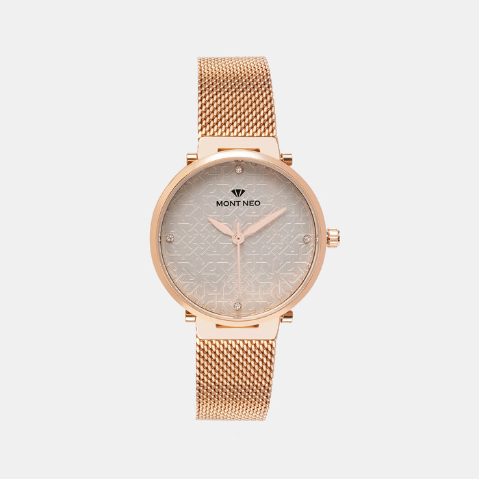Mont Neo Round Silver Analog watch