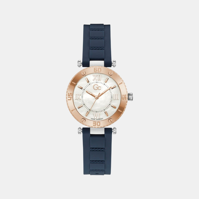 Women Quartz White Dial Analog Silicone Watch Z05004L1MF