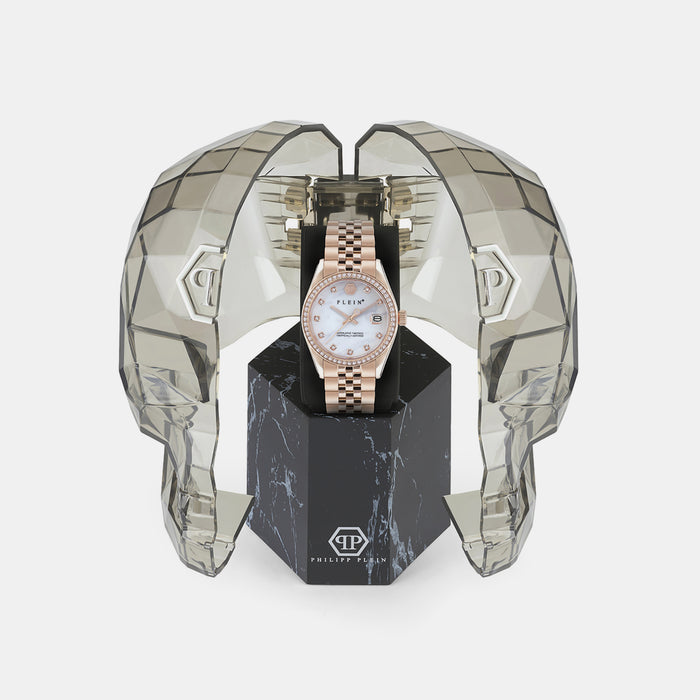 Philipp Plein Stainless Steel Round watch