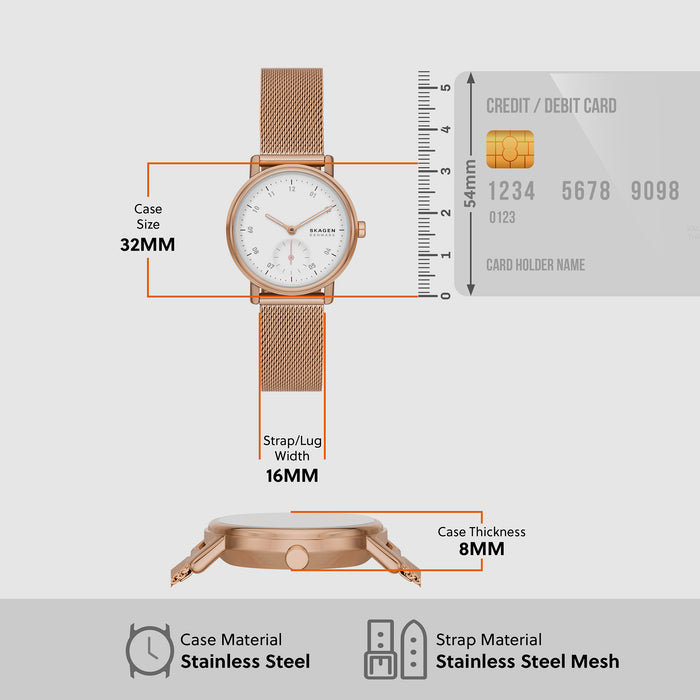 Skagen Stainless Steel White watch