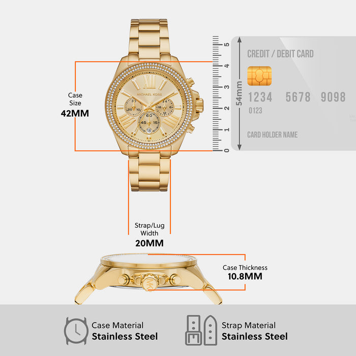 Michael Kors Stainless Steel Gold watch
