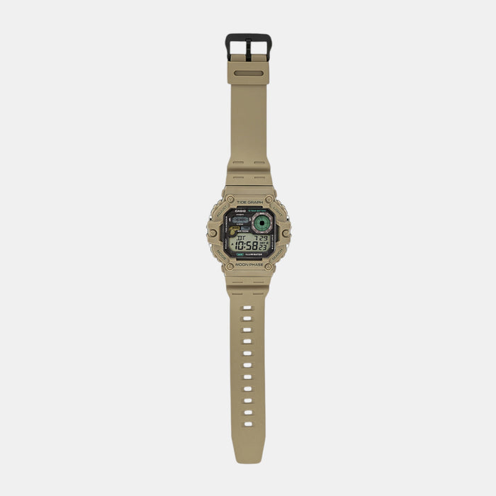 Youth Men Quartz Black Dial Digital Resin Watch A2248