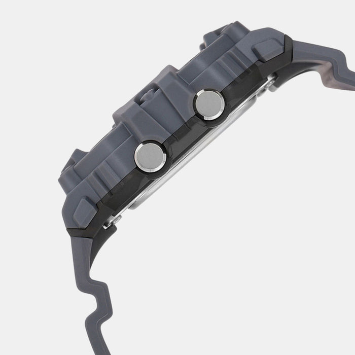 Youth Men Quartz Black Dial Digital Resin Watch A2249