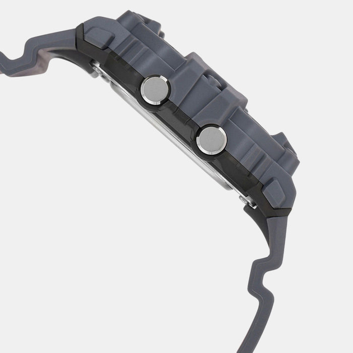 Youth Men Quartz Black Dial Digital Resin Watch A2249