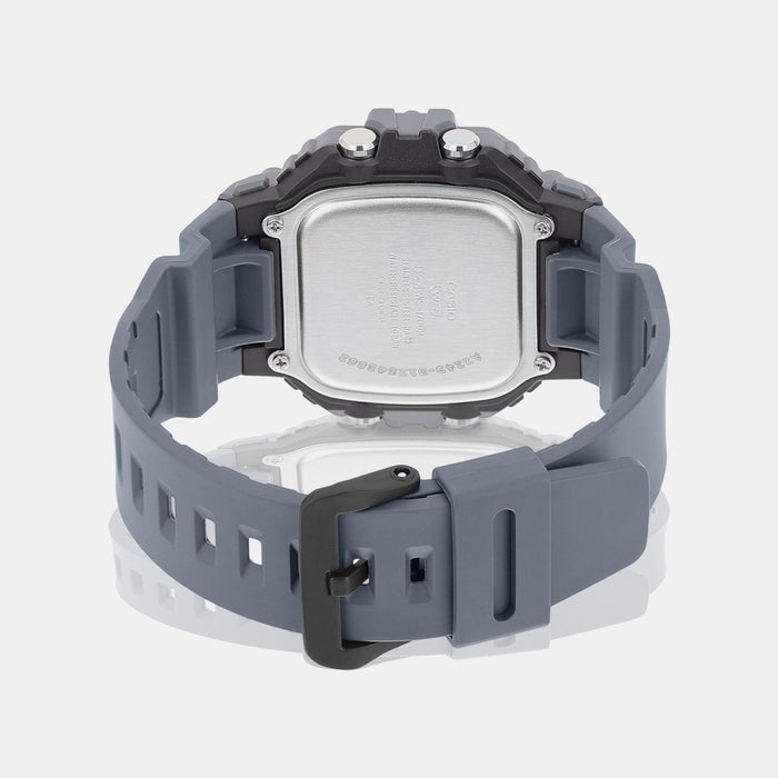 Youth Men Quartz Black Dial Digital Resin Watch A2249