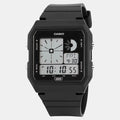 Youth Men Quartz Black Dial Digital Resin Watch D311