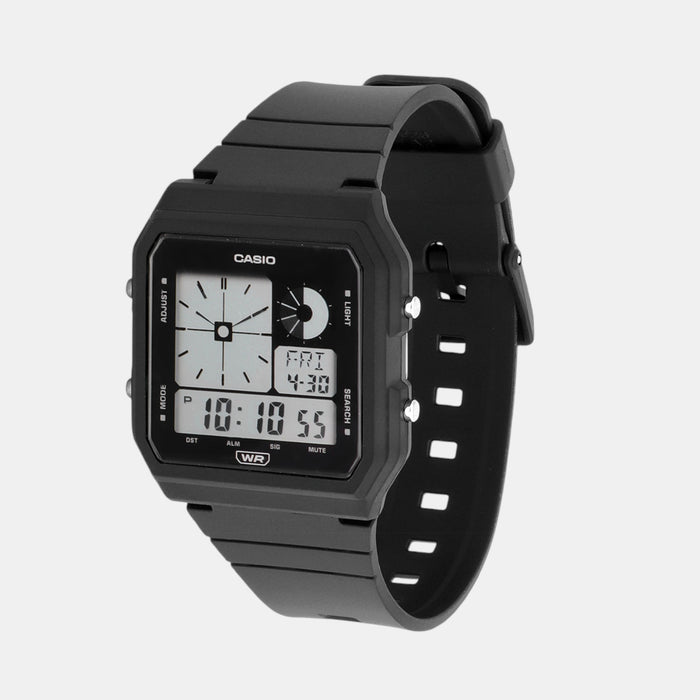 Youth Men Quartz Black Dial Digital Resin Watch D311