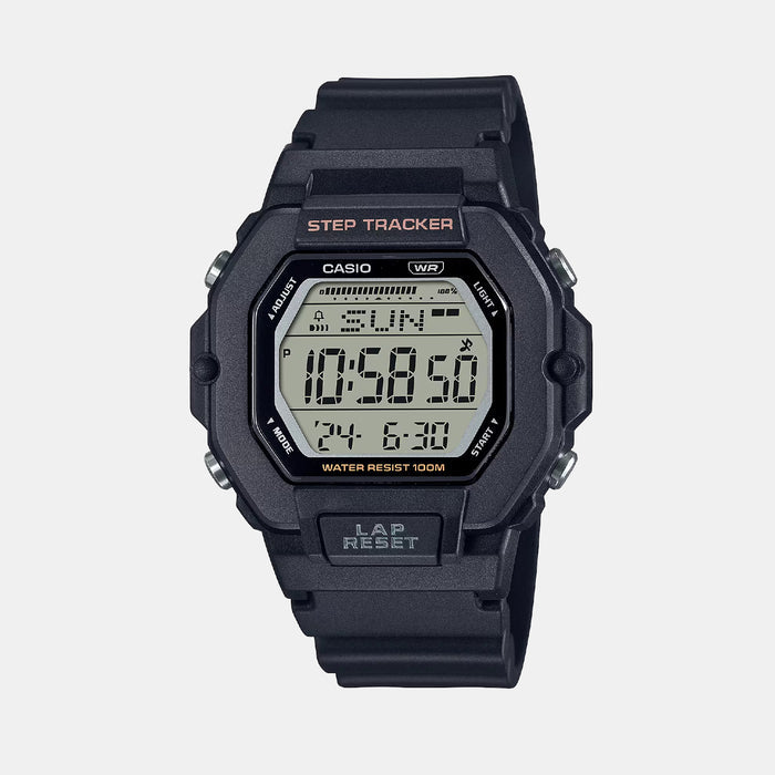Youth Men Quartz Black Dial Digital Resin Watch D316