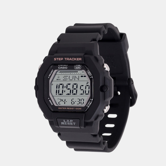 Youth Men Quartz Black Dial Digital Resin Watch D316