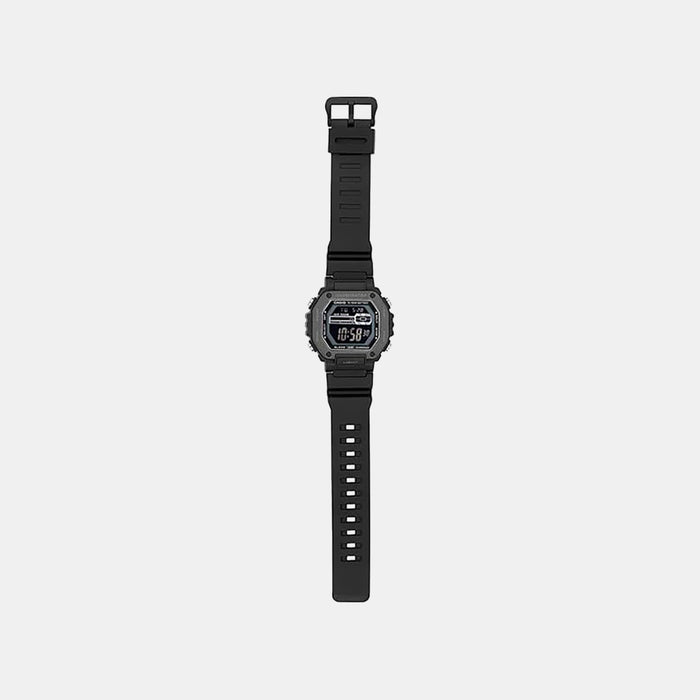 Youth Men Quartz Black Dial Digital Resin Watch D349
