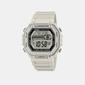 Youth Men Quartz Cream Dial Digital Resin Watch D348