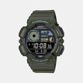 Youth Men Quartz Grey Dial Digital Resin Watch D350