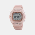 Youth Men Quartz Pink Dial Digital Resin Watch D317