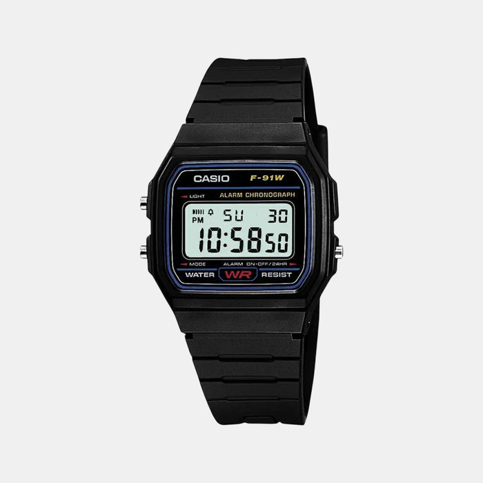 Youth Unisex Quartz Black Dial Digital Resin Watch D002