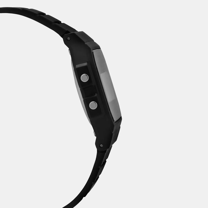 Youth Unisex Quartz Black Dial Digital Resin Watch D002