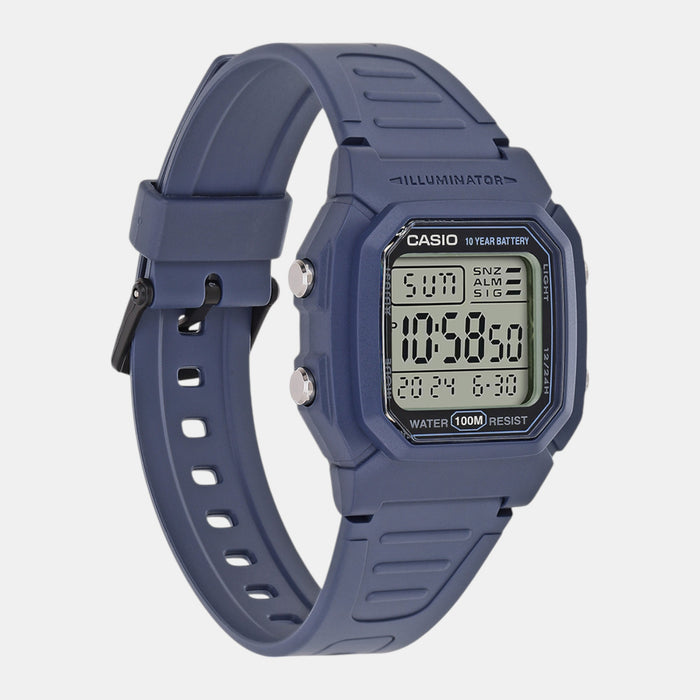 Youth Unisex Quartz Black Dial Digital Resin Watch D333