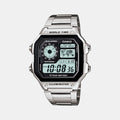 Youth Unisex Quartz Black Dial Digital Stainless Steel Watch D099
